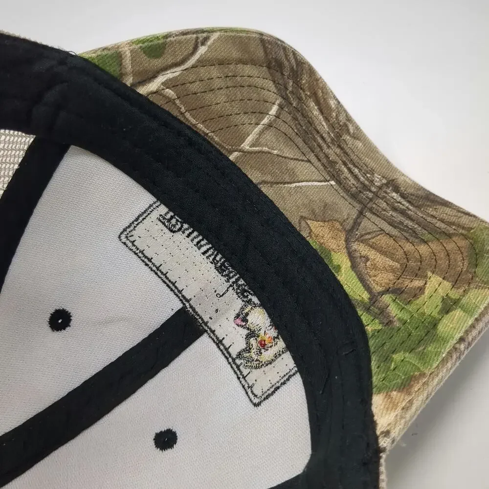 Buyers Products Company Trucker Hat Green OSFM Camo Mesh Snapback Dog Logo Patch